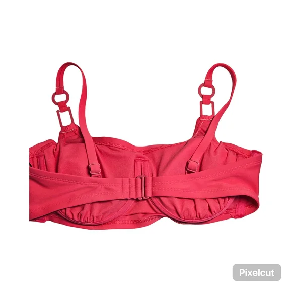 NWT Shade & Shore Size 36 DDPink Bikini Top with underwire - Picture 6 of 9
